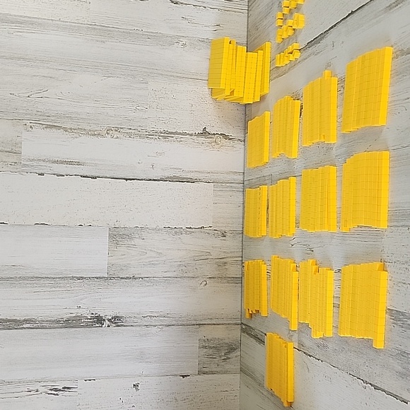 Math 1s 10s 100s counting sorter math game base 10 block sets - Picture 1 of 5